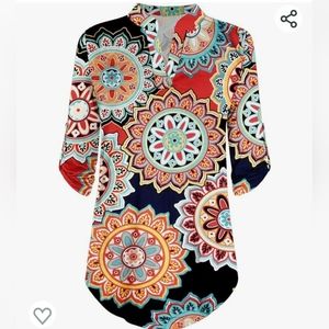 Women's 3/4 sleeve boutique top